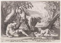 KG 02483
<br/>
Metamorfosen: Mercurius doodt Argus
<br/>
<em>Anoniem NL (16de - 17de eeuw)</em>